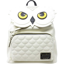 Loungefly Harry Potter Hedwig Kunstleder-Mini-Rucksack Standard, Beige