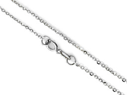 1,2g Złoty łańcuszek 585 białe złoto rolo 42cm