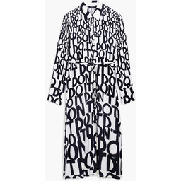 Desigual Sukienka midi z napisami
