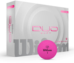 Piłki golfowe Wilson Duo Soft, model 2025 (różowy