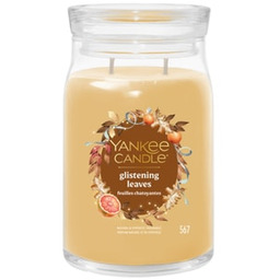 Yankee Candle Glistening Leaves Signature Jar Świeca zapachowa