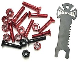 montażówki INDEPENDENT 1inch PHILLIPS HARDWARE Red/Black + TOOL