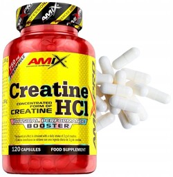 Kapsułki Amix Chlorowodorek kreatyny HCL 120 szt. Creatine