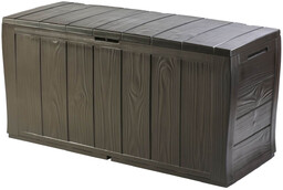 Skrzynia ogrodowa Keter Sherwood Storage Box 270L, brązowa