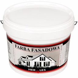 Farba Fasadowa Fasada Elewacyjna Profesjonalna Zewnętrzna Biała Herqles
