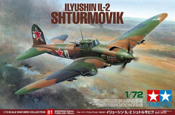 Tamiya, Samolot Ilyushin IL-2 Shturmovik, Model 20x16 cm