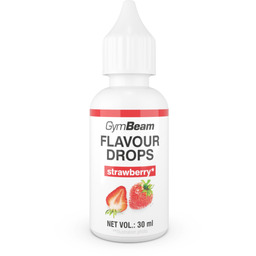 GymBeam Flavour Drops 30 ml truskawka