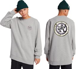 bluza męska BURTON ROSEWOOD CREW Gray Heather