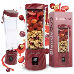 Blender Bezprzewodowy BlendyGo 3 Burgundowy Usb