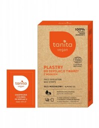 TANITA Vegan Plastry do depilacji twarzy z woskiem