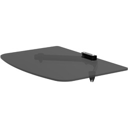 2X Szklana Półka Ścienna pod telewizor Rtv Tuner