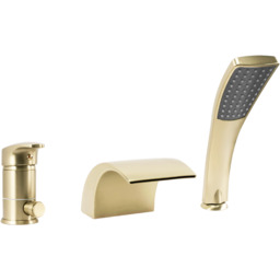 Rea Bateria wannowa Rea Riven złota szczotkowana