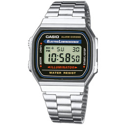 ZEGAREK UNISEX CASIO A168WA-1W - VINTAGE + BOX