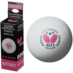 Piłeczki Do Tenisa Stołowego Ping-Ponga 3Szt. Butterfly Starball40