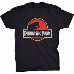 Purrasic Park Koszulka Kot Park Jurajski Kotek
