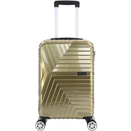Walizka podróżnicza z ABS-u bagaż 20'' - złota