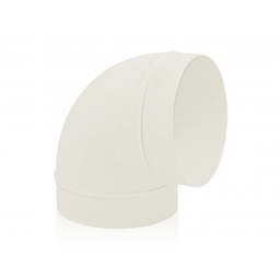 Kolano wentylacyjne 90 plastikowe 125mm (11161371B)