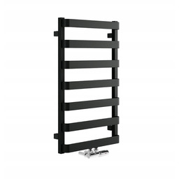 Excellent Meteor grzejnik łazienkowy 85x50 cm, czarny soft