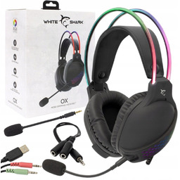 Słuchawki Gamingowe Z Odpinanym Mikrofonem Rgb 50mm Usb
