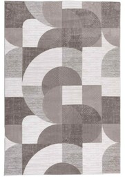 Dywan pluszowy Stilo New Print geometria szaro-antracytowa