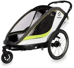 Hamax - Przyczepka rowerowa BREEZE - White/Green