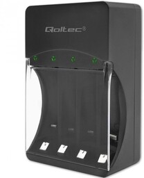 Qoltec Ładowarka do akumulatorków Ni-MH typu R03/AAA R6/AA