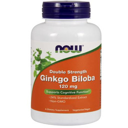 NOW FOODS Ginkgo Biloba 120mg, 50 kaps.