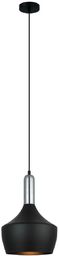 Industrialna LAMPA wisząca OPHELIA MDM-3028/1 BK+CR Italux metalowa