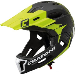 Kask rowerowy Cratoni unisex-dla dorosłych, NEG/LIM, 58-61
