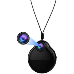 Mini kamera Wi Fi ukryta w naszyjniku MKN26