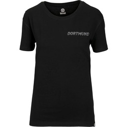Borussia Dortmund Damska koszulka BVB oversize, czarna, XXL,