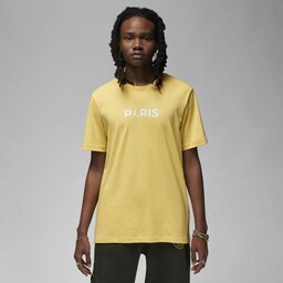 T-shirt męski Paris Saint-Germain - Żółty