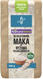 Naturavena Mąka ryżowa pełnoziarnista bezglutenowa 500 g (EKO)