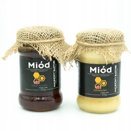 Zestaw Miodów - Spadziowy-Spadź Iglasta i Rzepak 2