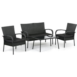 Zestaw ogrodowy - 2x fotel, 1x sofa, 1x