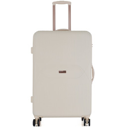 Elegancka walizka prążkowana torba bagaż exclusive 28'' -