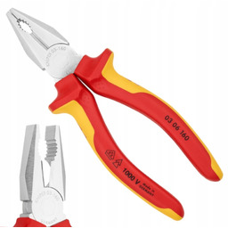 Szczypce Kombinerki Uniwersalne Elektryka 1kV Vde 160mm Knipex