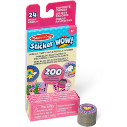 Melissa & Doug Naklejka Wow! Mini blok aktywności