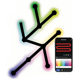 EMOS - Smart RGBIC lampa ścienna gamingowa