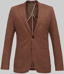marynarka almese ceglasty slim fit