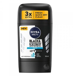 NIVEA MEN Antyperspirant w sztyfcie Black & White