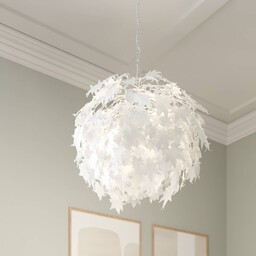 Lindby Duża lampa wisząca Maple z dekoracją