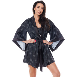 Peniuar Aster Robe Black