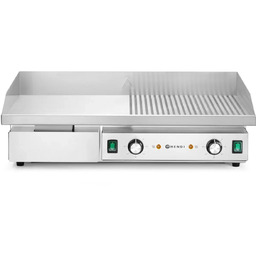 HENDI Płyta grillowa elektryczna Kitchen Line, 1/2 gładka,