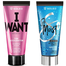 Soleo I Want + So Moist Po Opalaniu