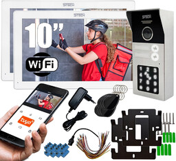 Wideodomofon dwurodzinny na 2 przewody 5TECH Virgo(W)10" stacja
