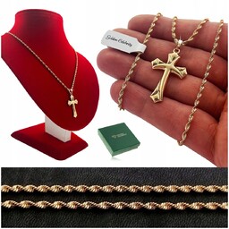 ZŁOTY ŁAŃCUSZEK ZE STALI CHIRURGICZNEJ ŁAŃCUSZEK SINGAPUR +