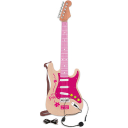 Bontempi 24 1371 1310 gitara elektroniczna, różowa