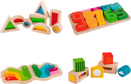 Playtive Drewniana zabawka edukacyjna Montessori, 1 szt.