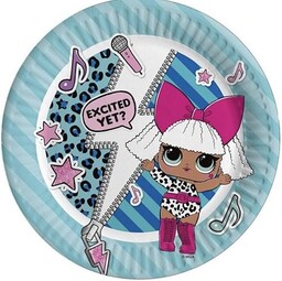 Ciao 23173 Talerze papierowe LOL Surprise (23 cm),